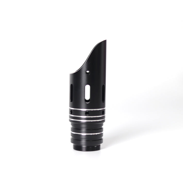 The Slanted Emitter with Windowed Shroud Custom Red Lightsaber