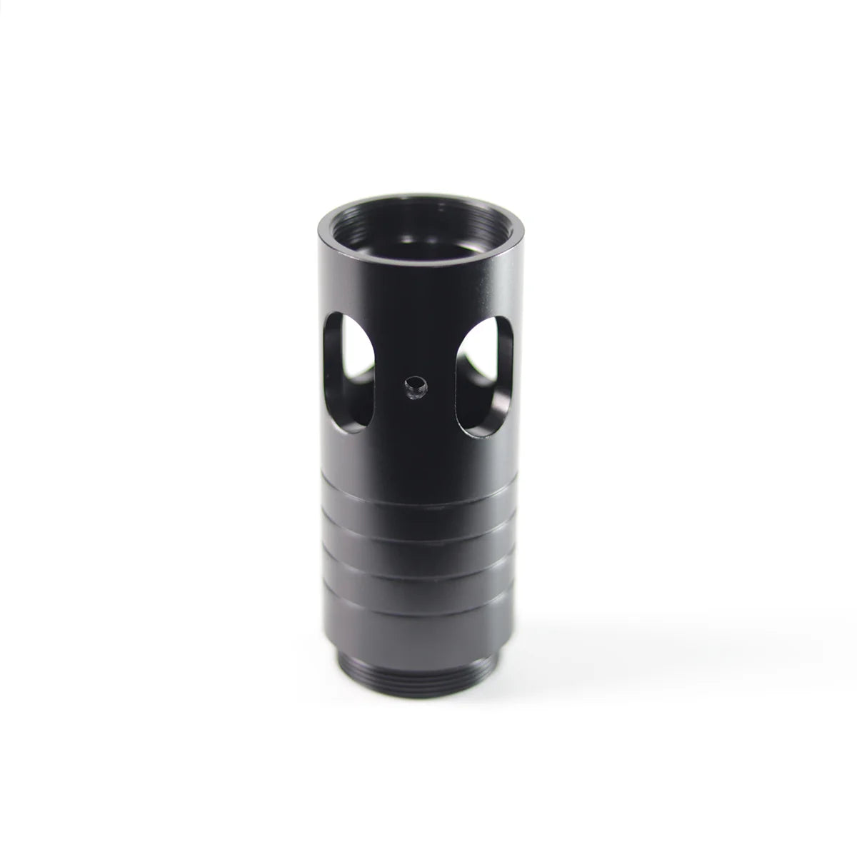 The Black Windowed Groove Emitter Custom Red Lightsaber