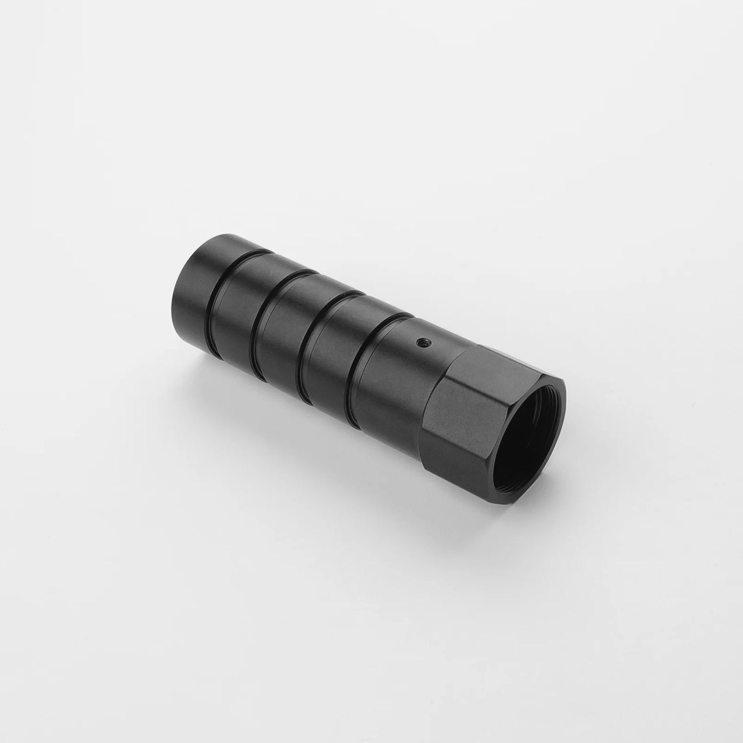 The Hex-Base Segmented Ring Grip Mainbody Custom Red Lightsaber