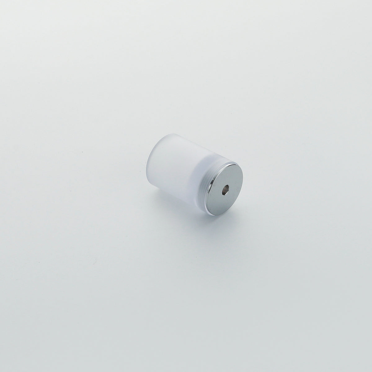 Translucent 1-Inch Custom Lightsaber Blade Plug with Polished Metal Core Cap