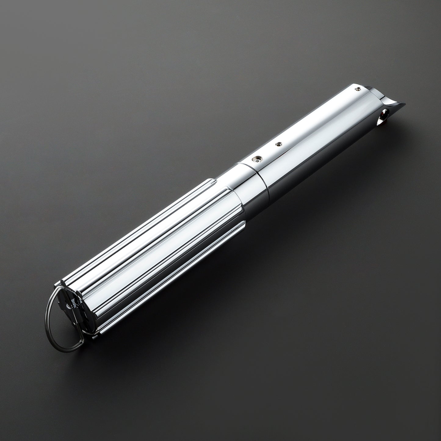 The Chrome Shadow Lord Custom Red Lightsaber