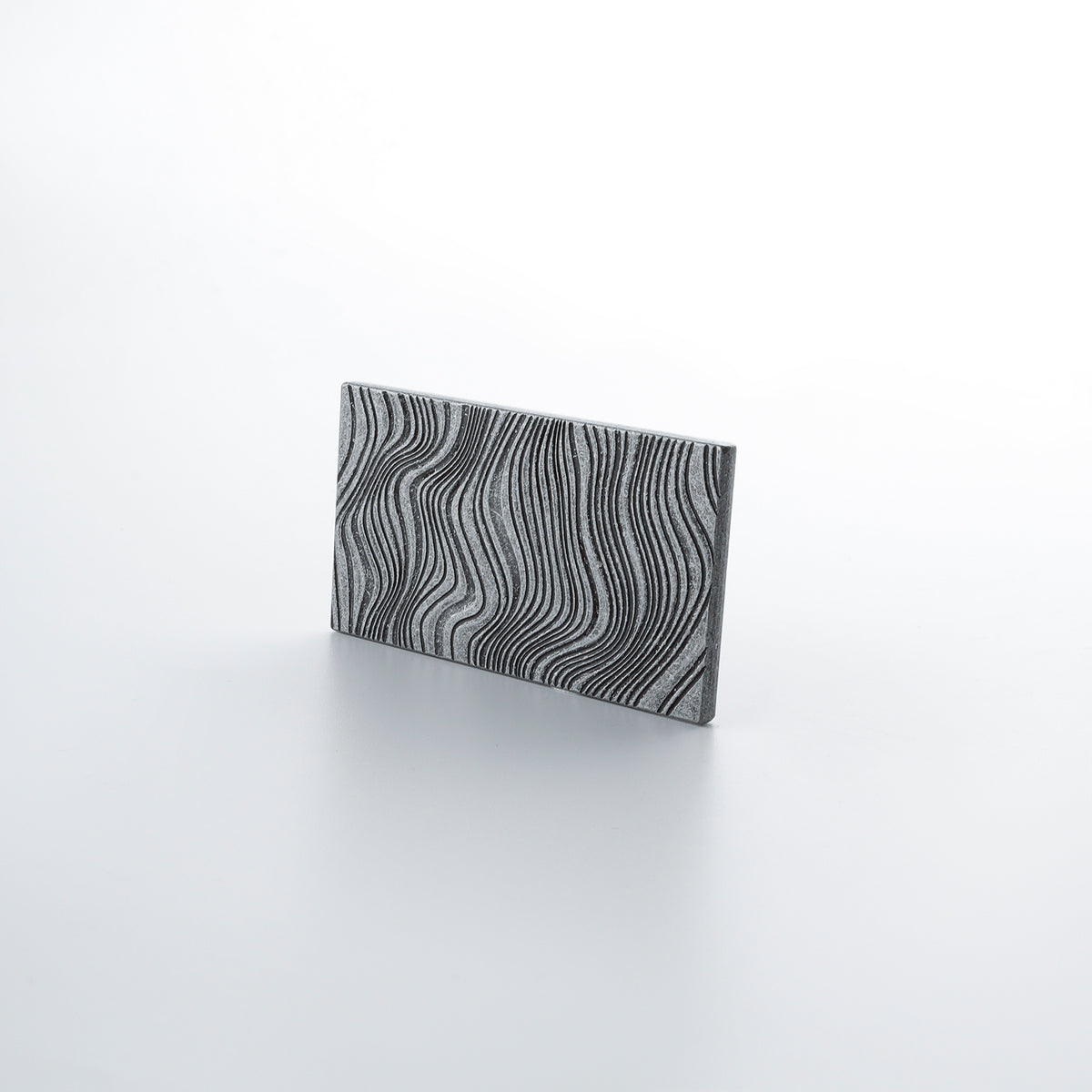 Imperial Beskar Credit Ingot Plate – Metallic Damascus Prop Replica