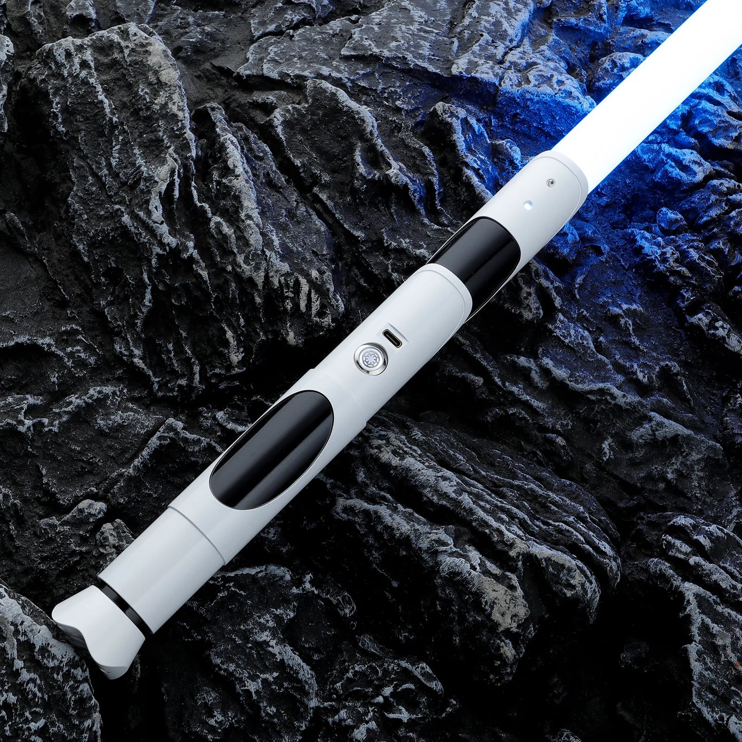 BM Lightsaber HX Series White Lightsaber Bluetooth Xeno V3 Core Hilt
