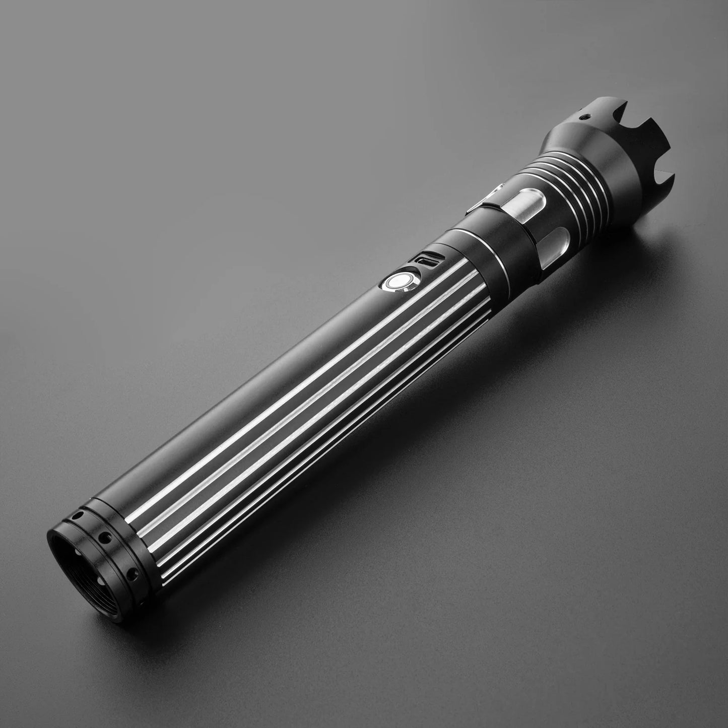 The Crowned Flared Emitter Custom Red Lightsaber