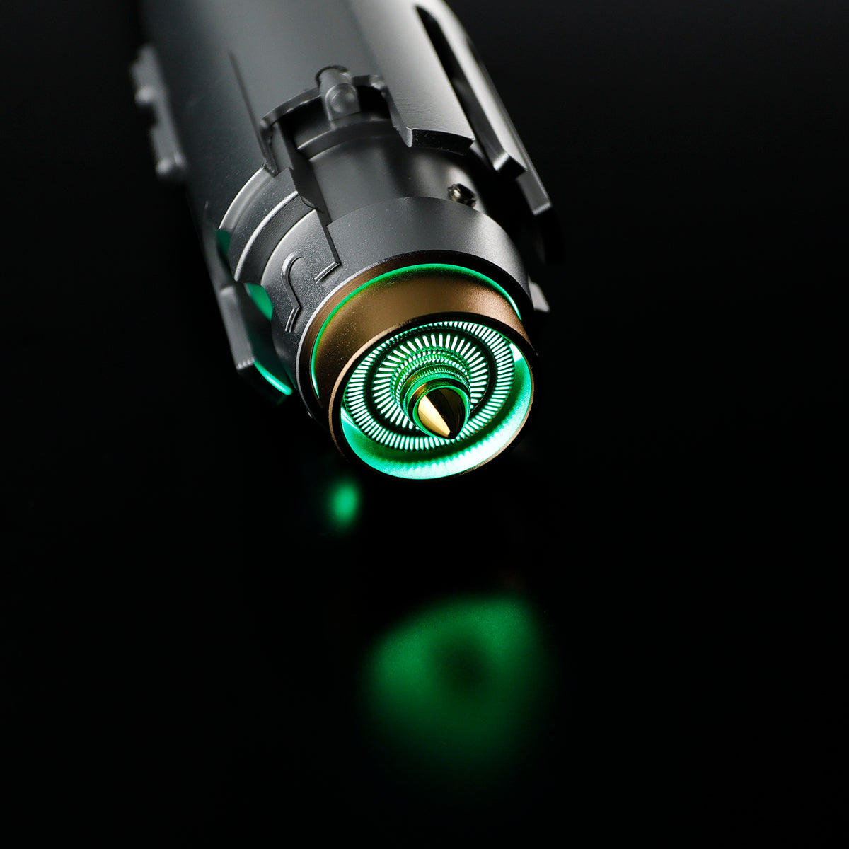 Translucent Lightsaber Blade Plug for Base-Lit Hilts – Gold Tip Emitter