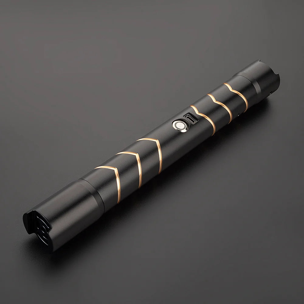 The Golden Chevron Obsidian Custom Red Lightsaber