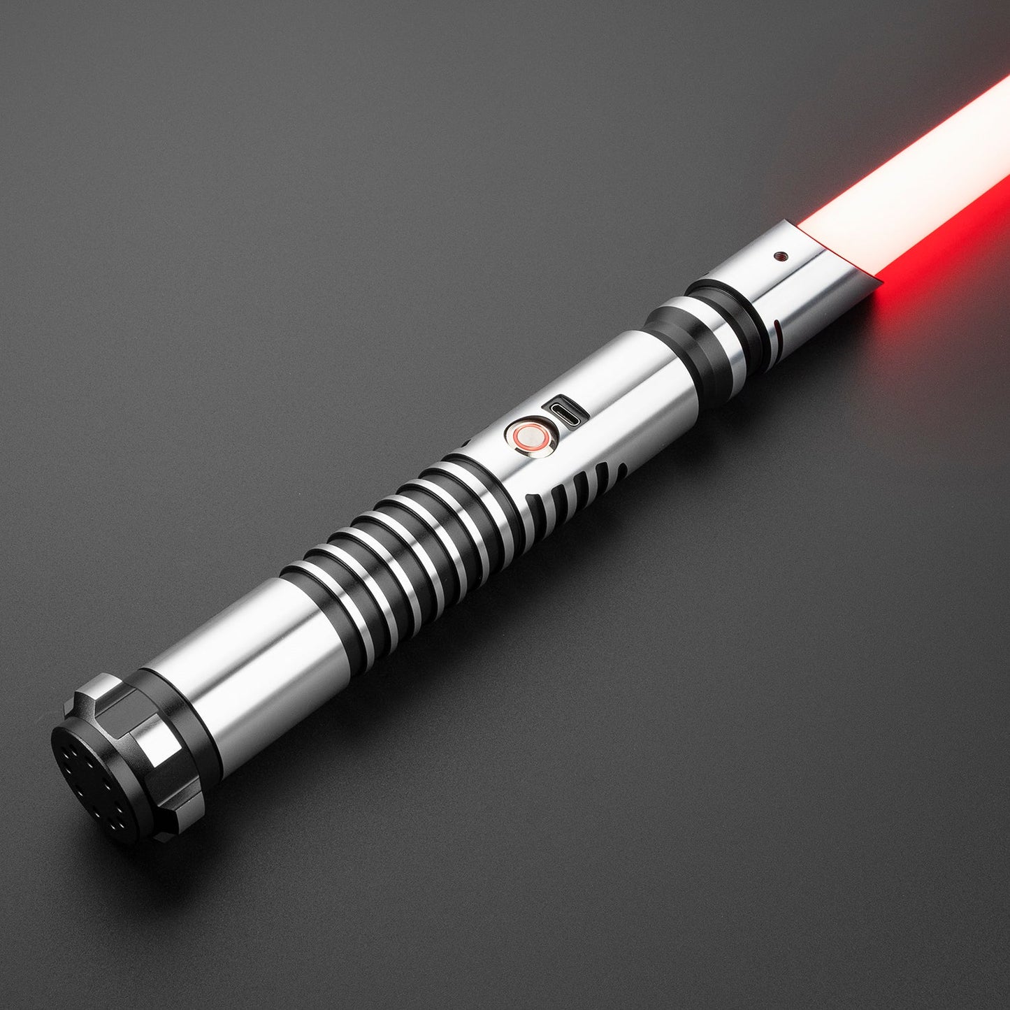 The Vanguard Chrome Sith Custom Red Lightsaber