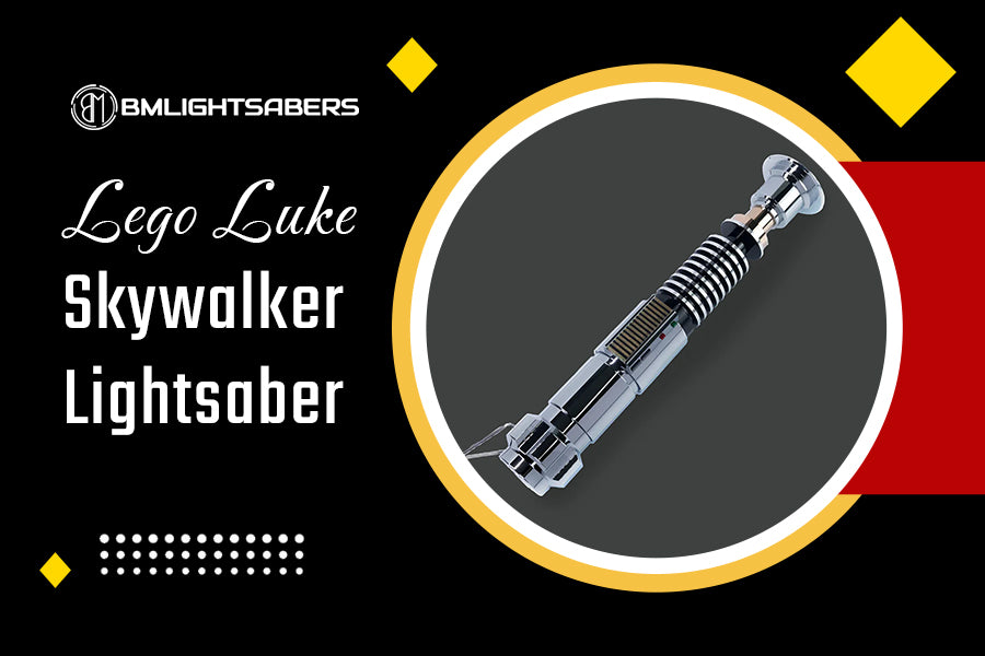 Use the Lego Luke Skywalker Lightsaber to channel the Force