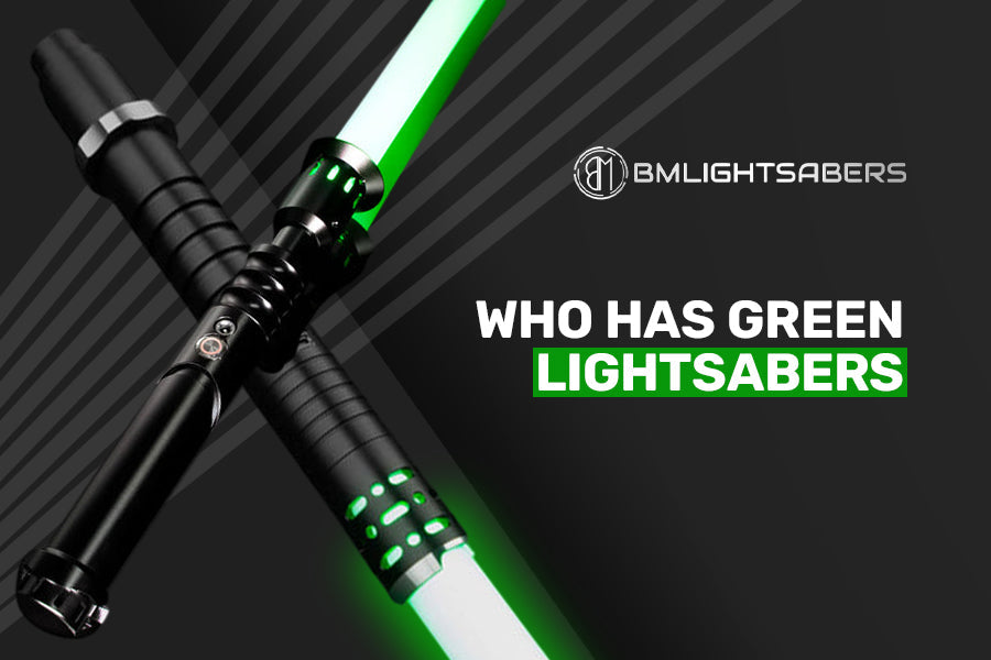 Luke's green lightsaber