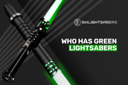 Luke's green lightsaber