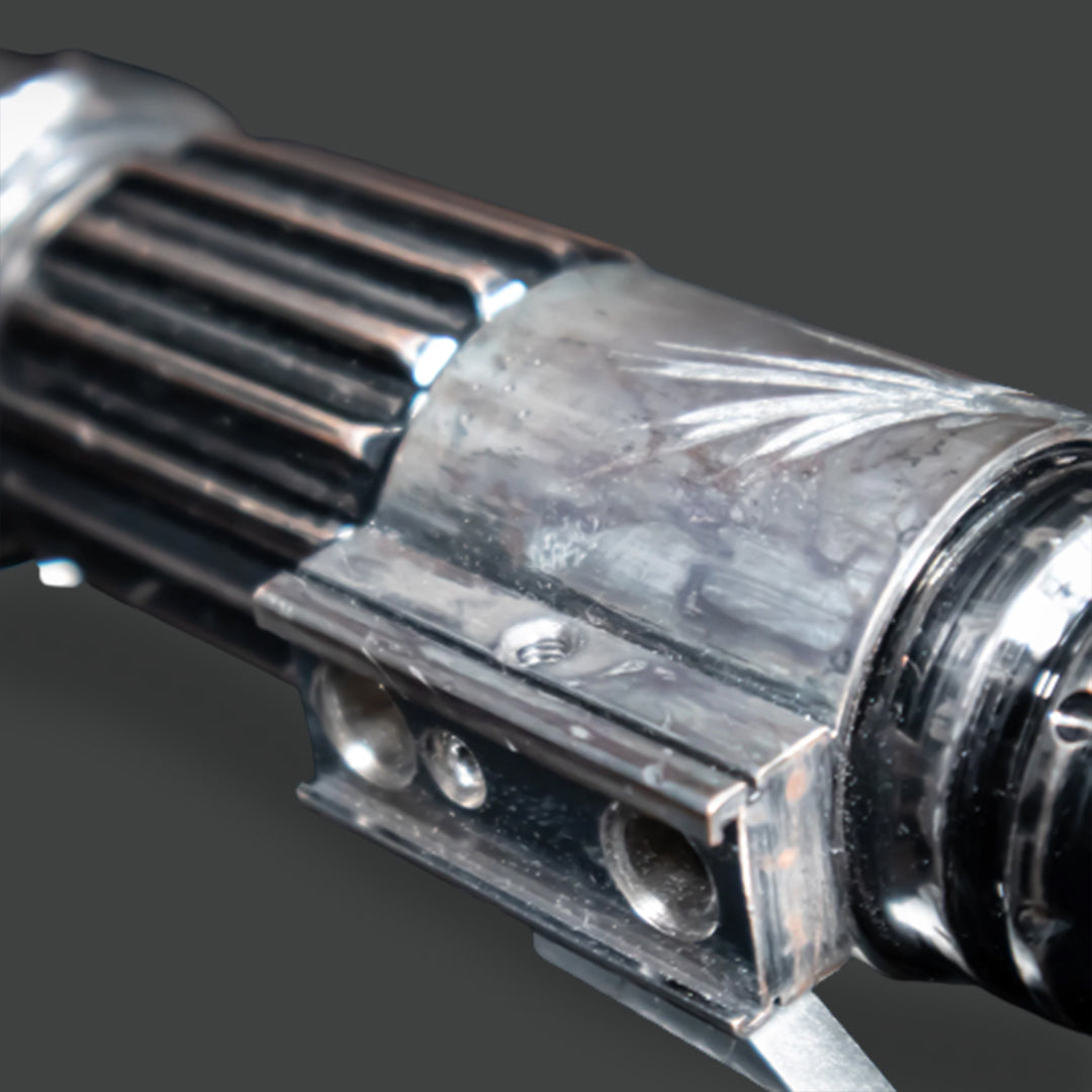 Obi-Wan Kenobi (Empty Hilt) - Heavy Weathering and Battle Scarring