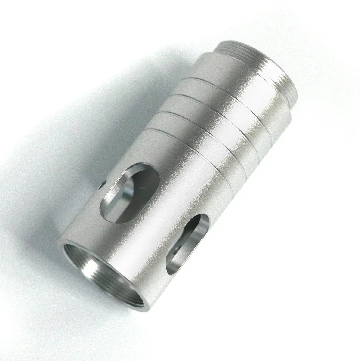 The Black Windowed Groove Emitter Custom Red Lightsaber