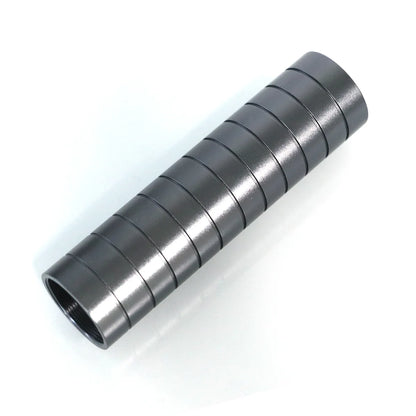 The Multi-Groove Straight Grip Extension Custom Red Lightsaber