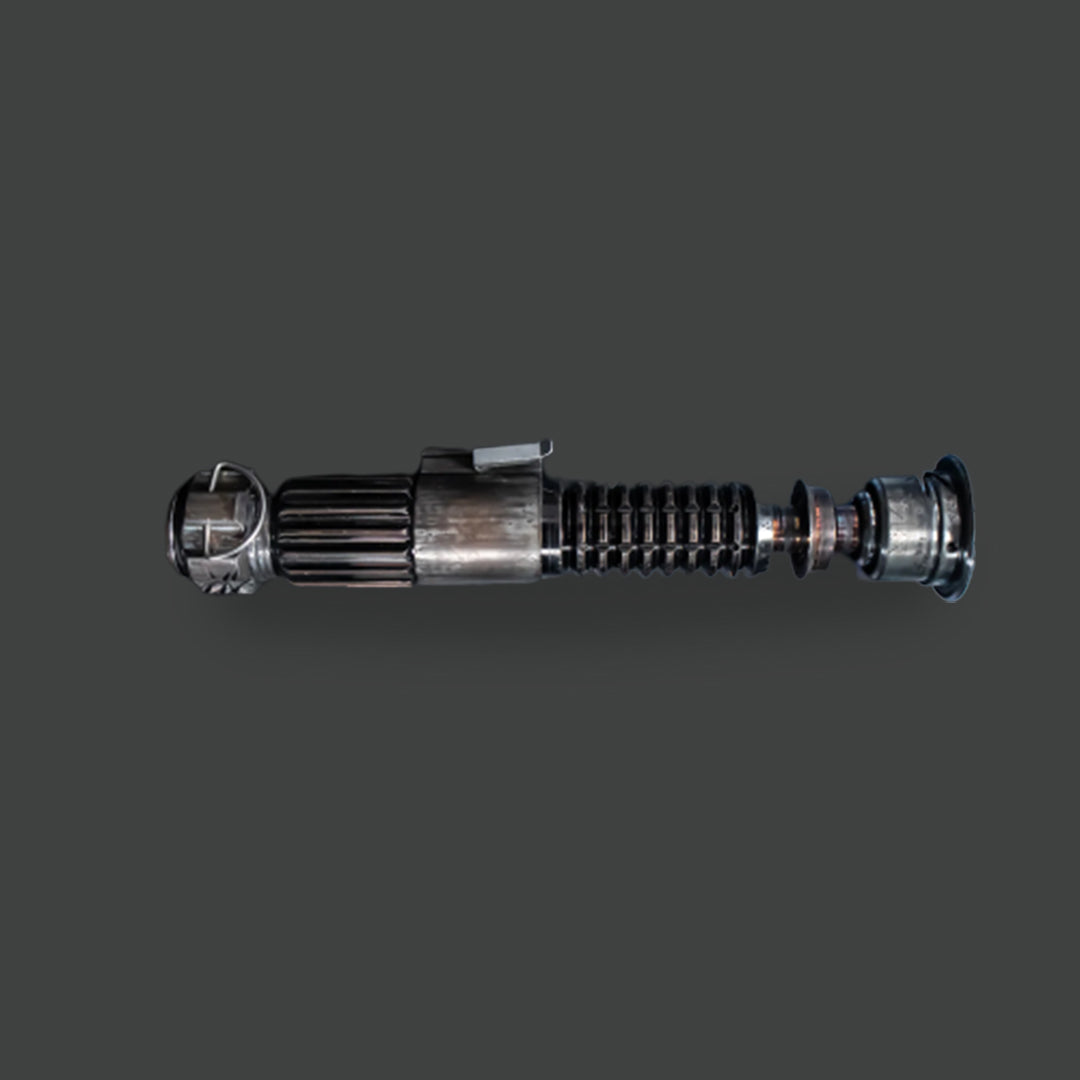 Obi-Wan Kenobi (Empty Hilt) - Heavy Weathering and Battle Scarring