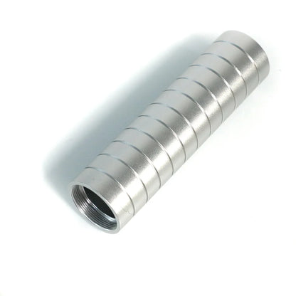 The Multi-Groove Straight Grip Extension Custom Red Lightsaber