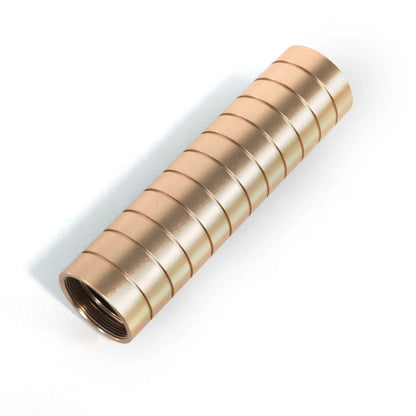 The Multi-Groove Straight Grip Extension Custom Red Lightsaber