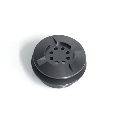 The Cross-Notched Vented Groove Pommel Custom Red Lightsaber
