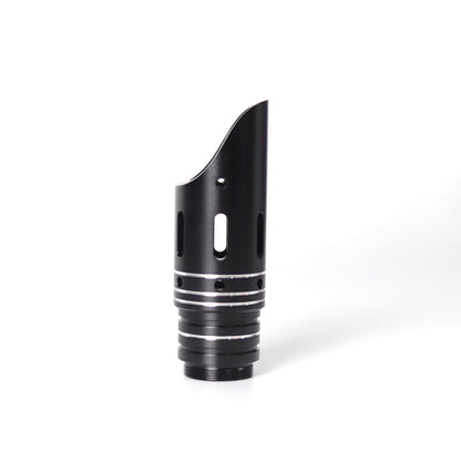 The Slanted Emitter with Windowed Shroud Custom Red Lightsaber