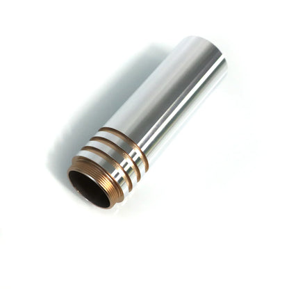 The Polished Quad-Accent Grip Sleeve Custom Red Lightsaber