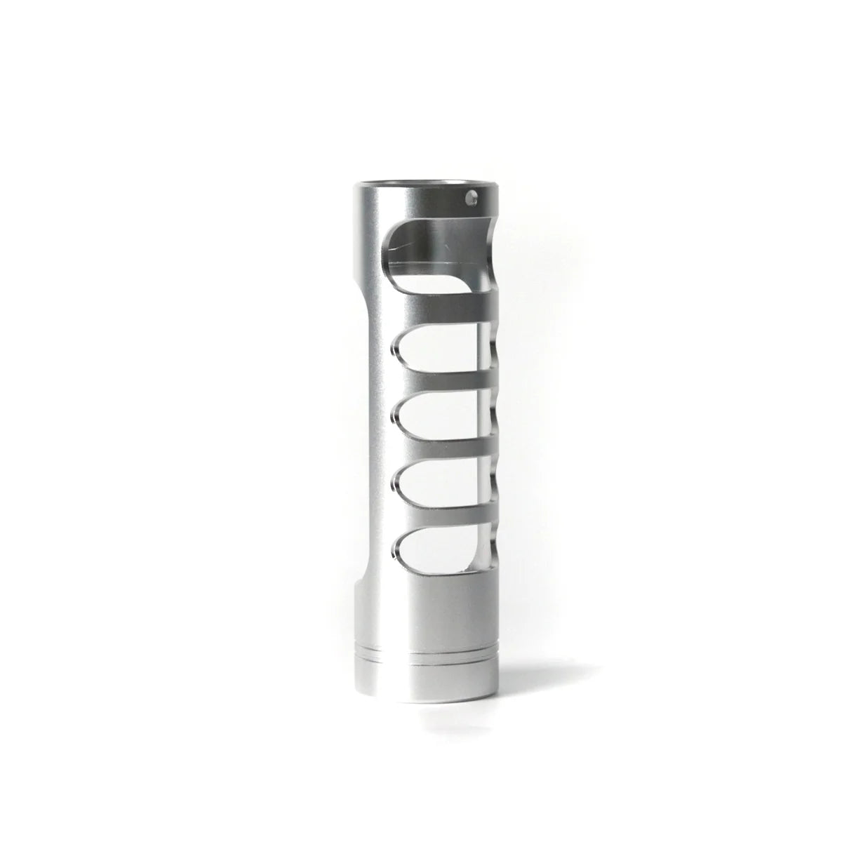 The Silver Slotted Cage Emitter Custom Red Lightsaber