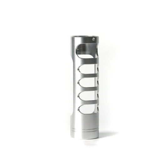 The Silver Slotted Cage Emitter Custom Red Lightsaber