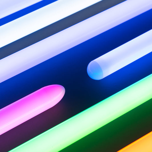 1-inch Heavy Dueling Base-Lit Blade Tube