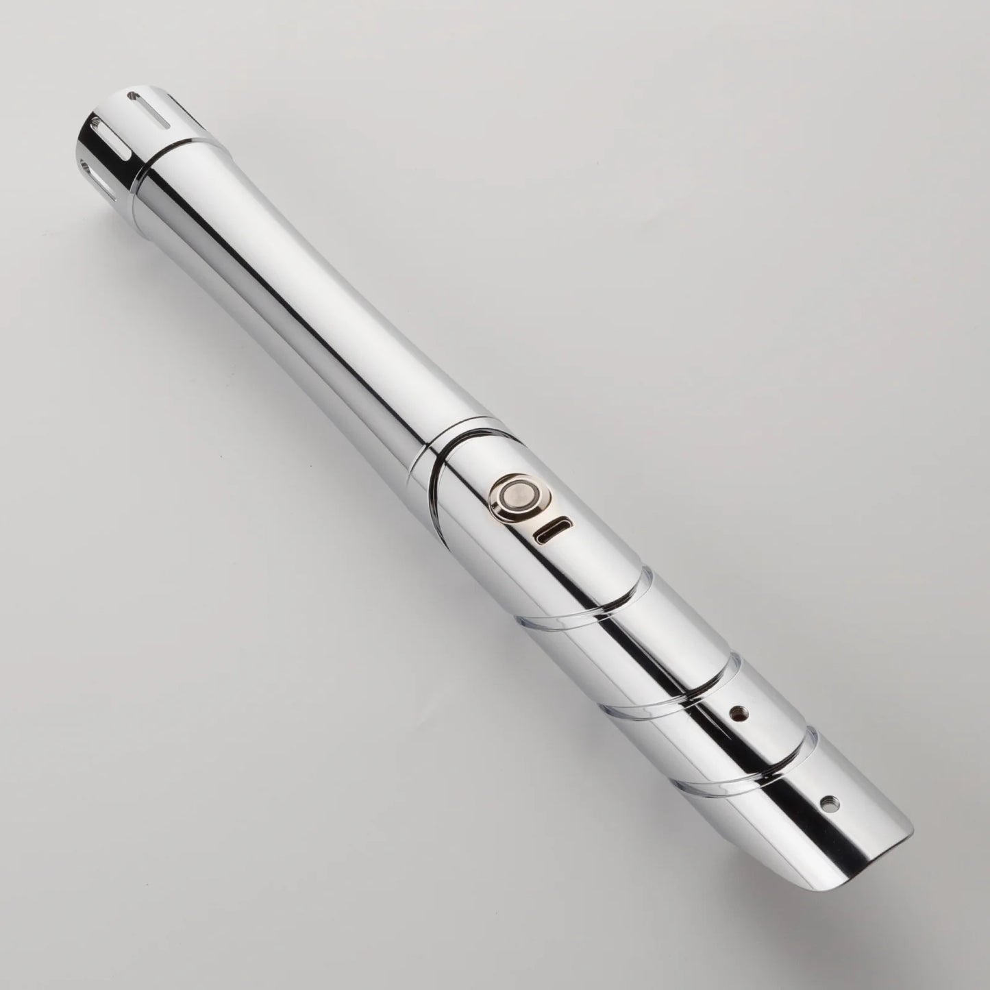 The Chrome Helix Custom Red Lightsaber