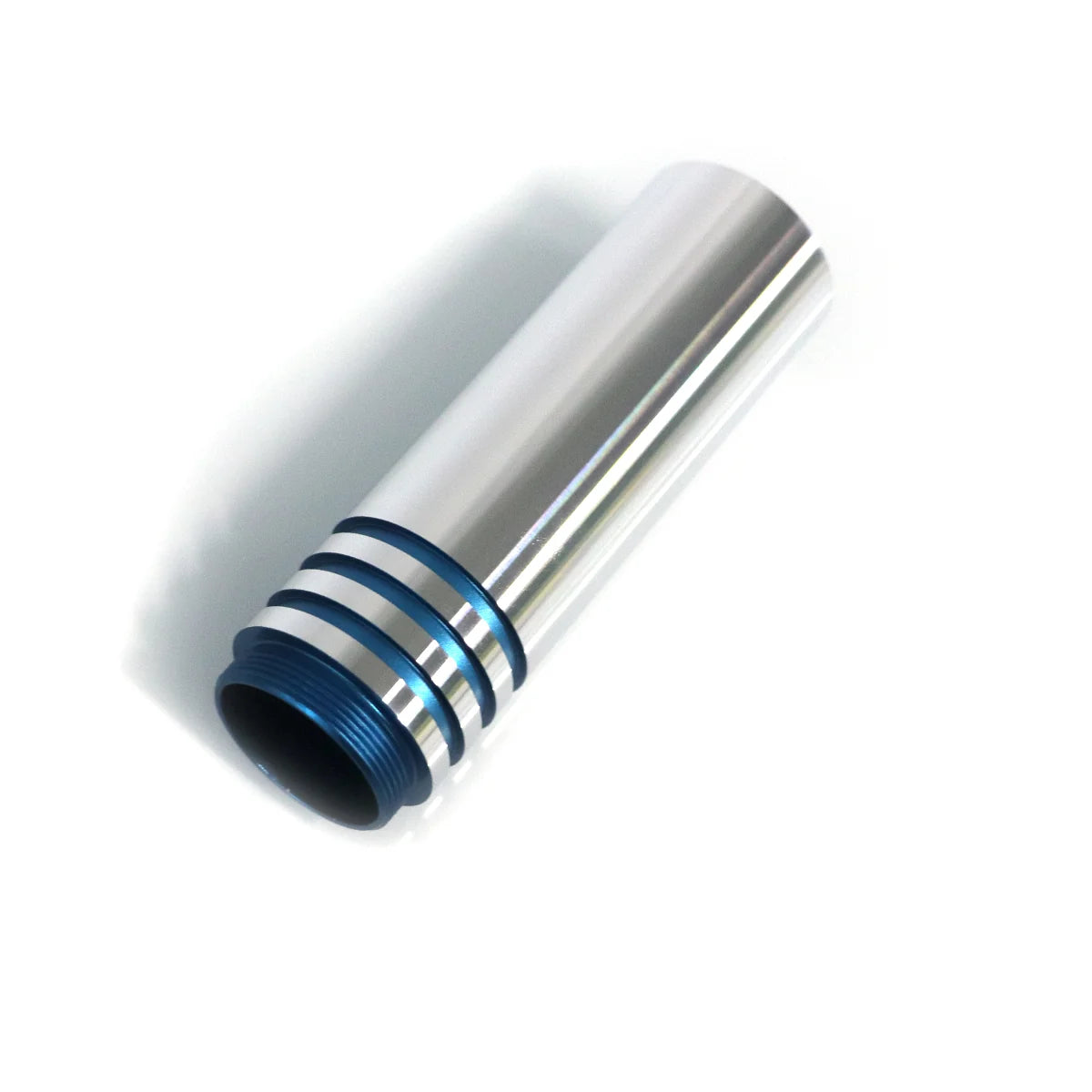 The Polished Quad-Accent Grip Sleeve Custom Red Lightsaber