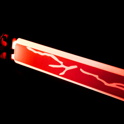 80.5cm Straight Flat Blade Attachment for 1-Inch RGB Lightsaber Hilts