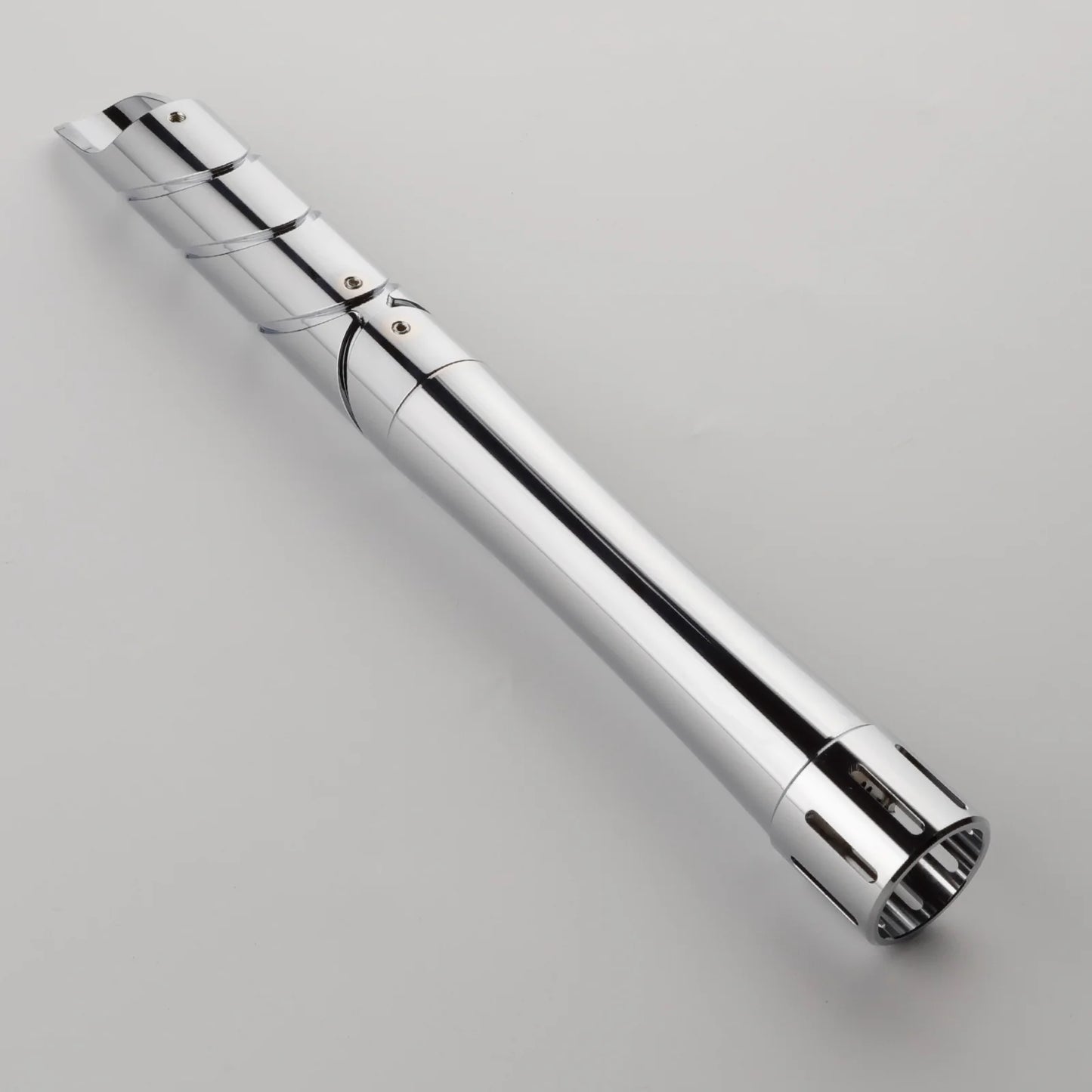 The Chrome Helix Custom Red Lightsaber