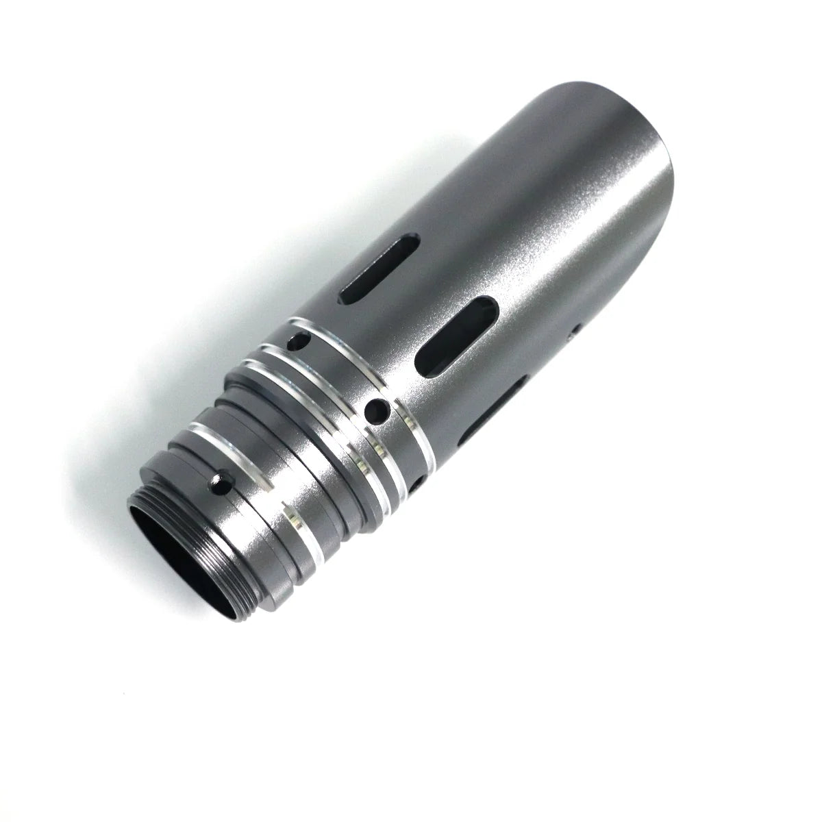 The Slanted Emitter with Windowed Shroud Custom Red Lightsaber