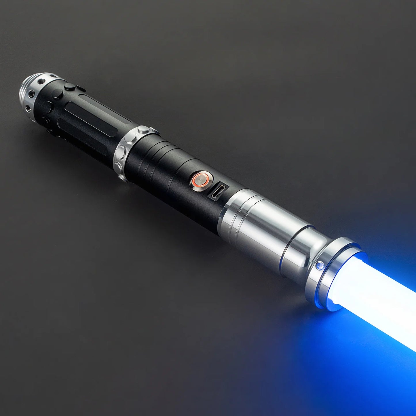 The Studded Paragon Custom Red Lightsaber