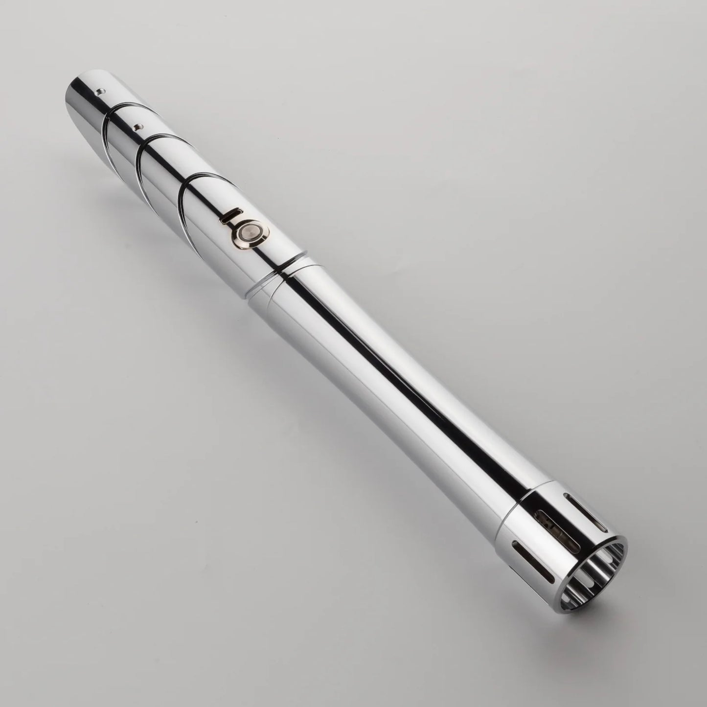 The Chrome Helix Custom Red Lightsaber