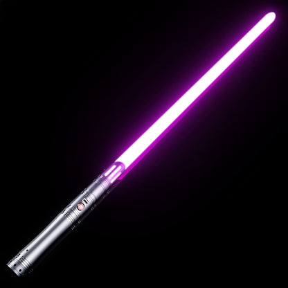 Brushed Silver Lightsaber Hilt – Slotted Emitter Design