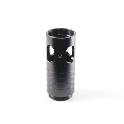 The Black Windowed Groove Emitter Custom Red Lightsaber