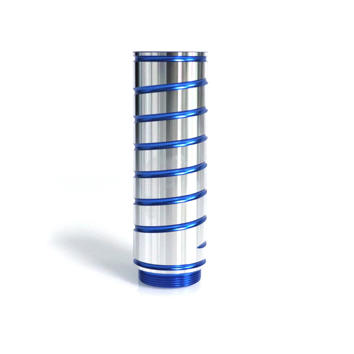 The Polished Dual-Tone Ribbed Grip Section Custom Red Lightsaber