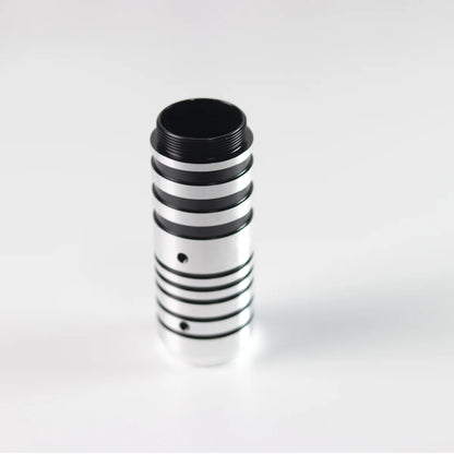 The Dual-Tone Asymmetric Ribbed Grip Custom Red Lightsaber