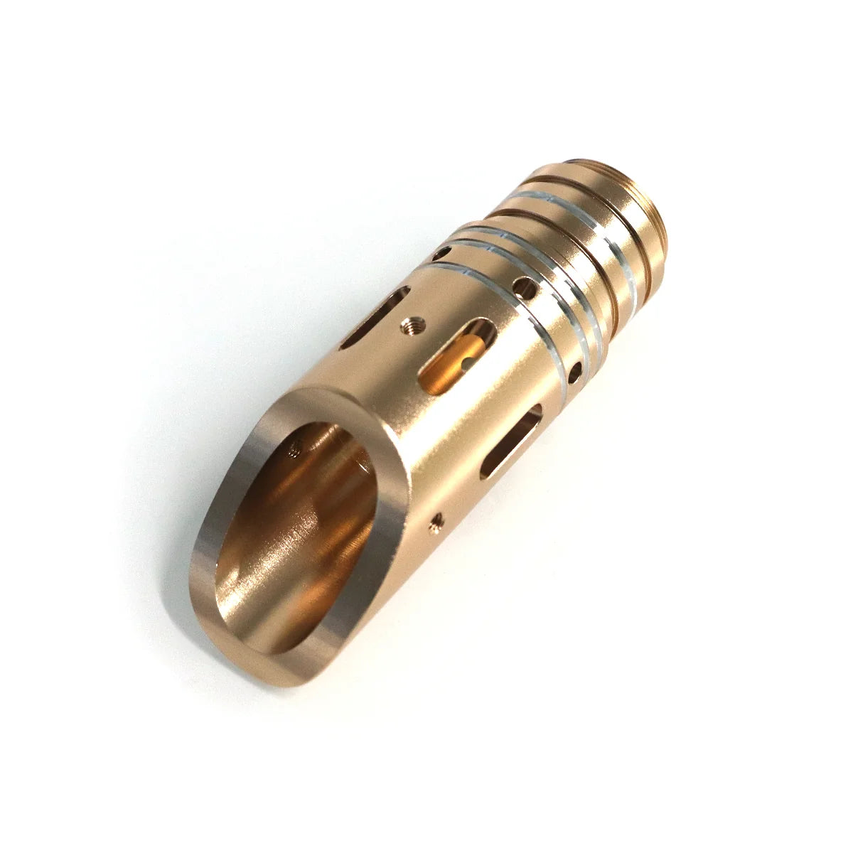 The Slanted Emitter with Windowed Shroud Custom Red Lightsaber