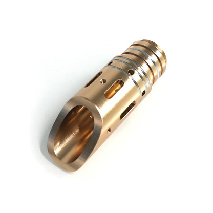 The Slanted Emitter with Windowed Shroud Custom Red Lightsaber