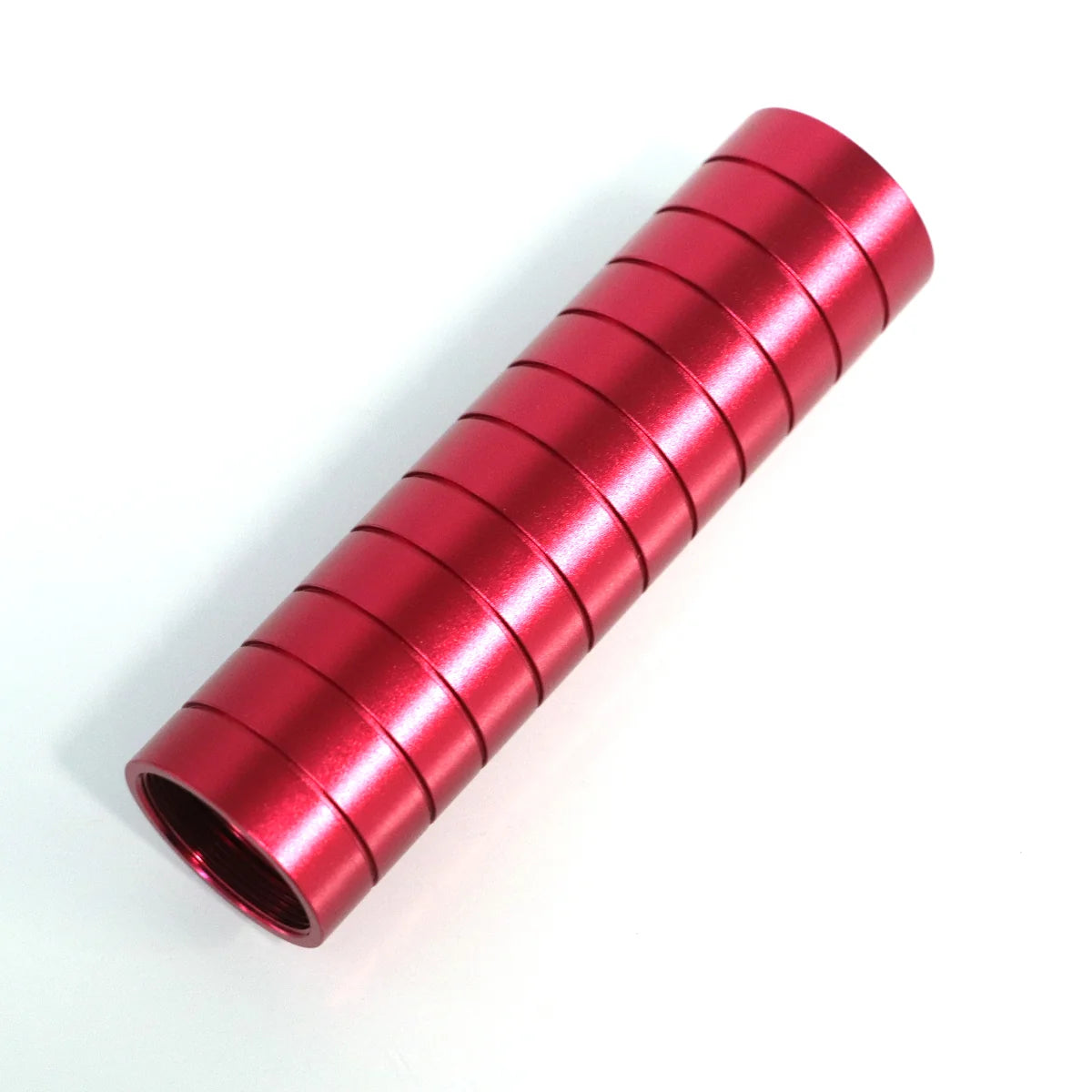 The Multi-Groove Straight Grip Extension Custom Red Lightsaber