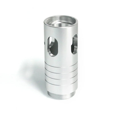 The Black Windowed Groove Emitter Custom Red Lightsaber