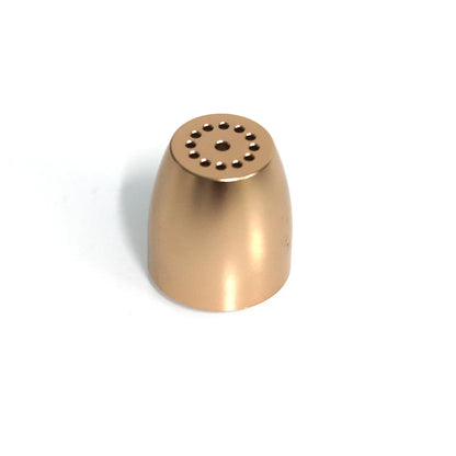 The Smooth Tapered Vented Bell Pommel Custom Red Lightsaber