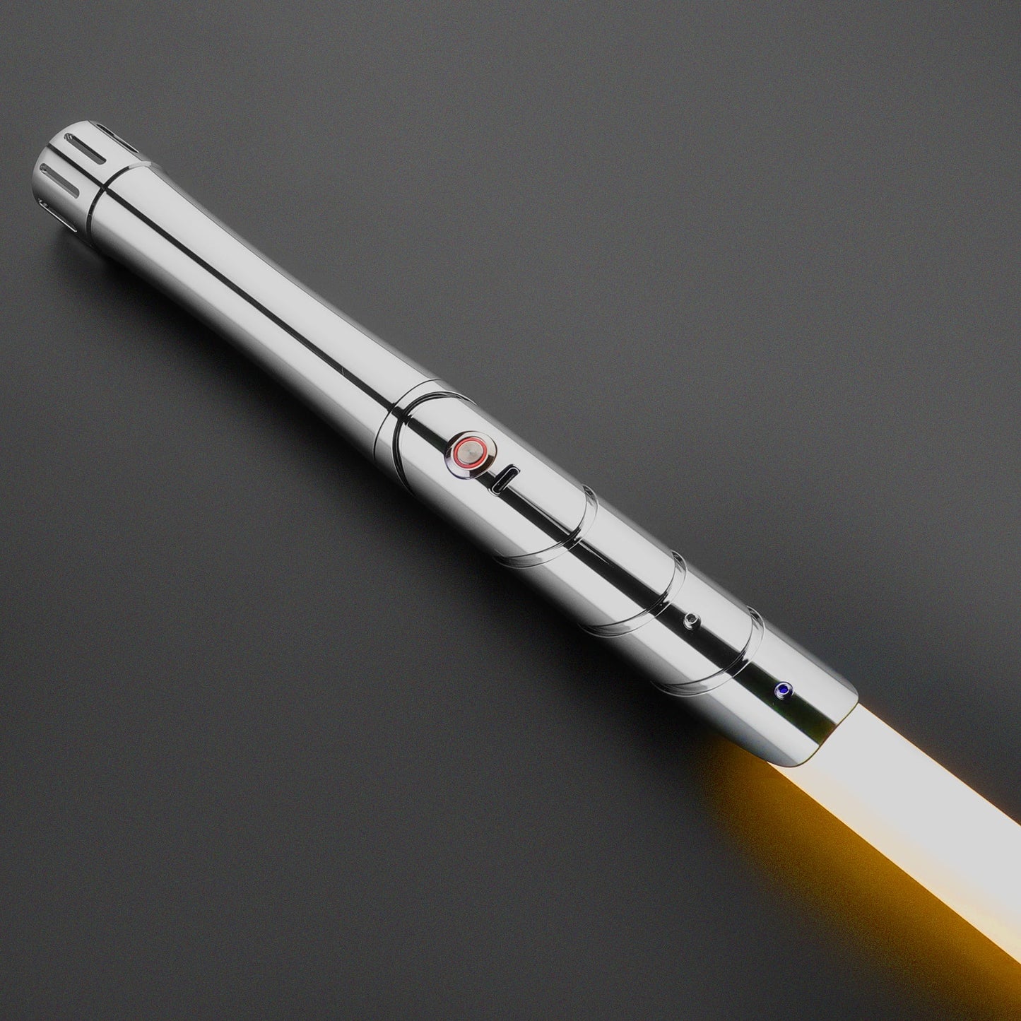 The Chrome Helix Custom Red Lightsaber