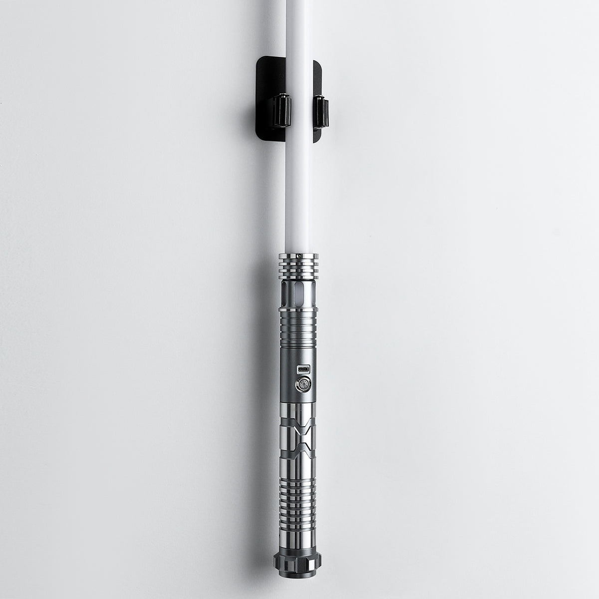Heavy-Duty Adhesive Wall Mount Holder Clip for Lightsaber Hilt & Blade