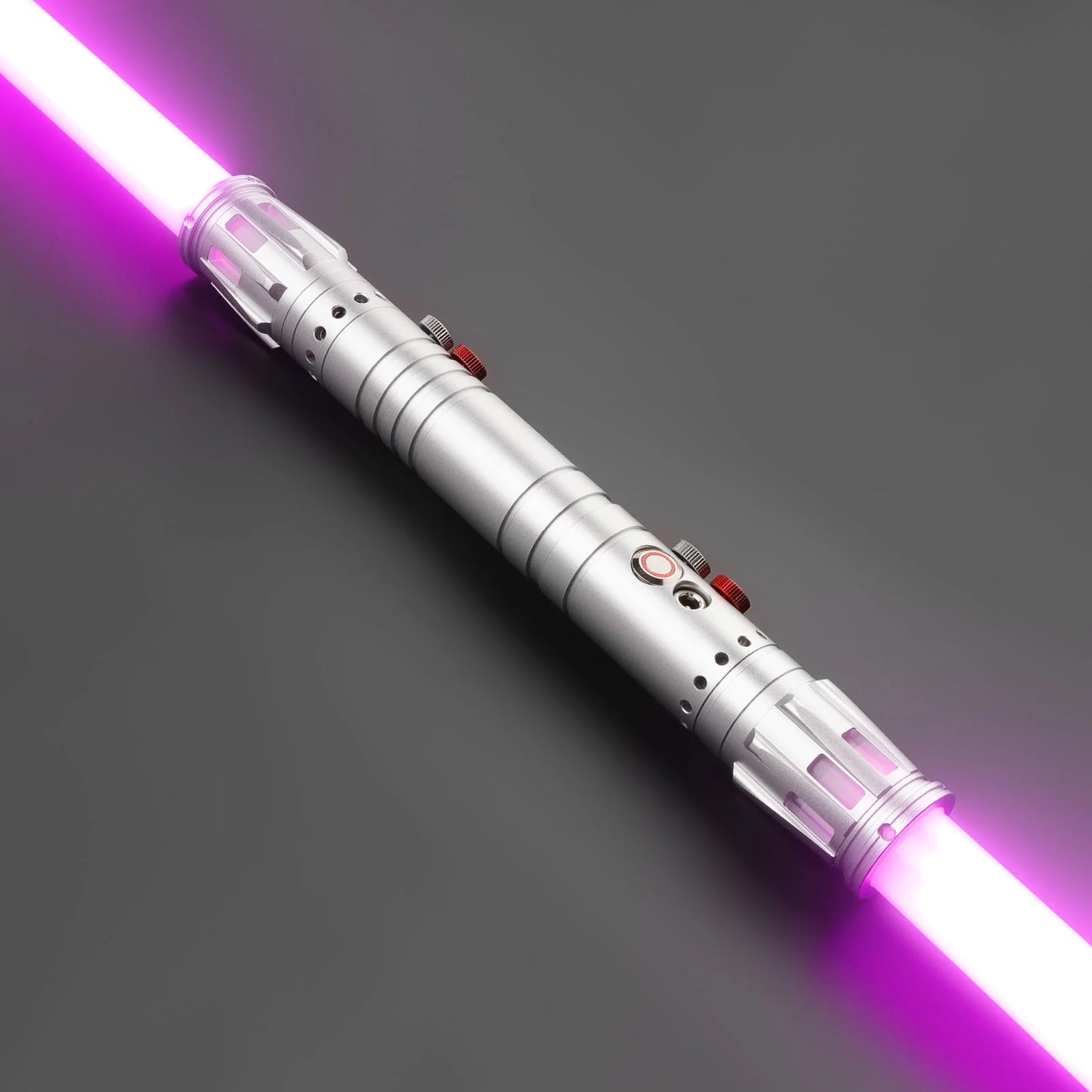 The Obsidian Sentinel Custom Red Staff Lightsaber