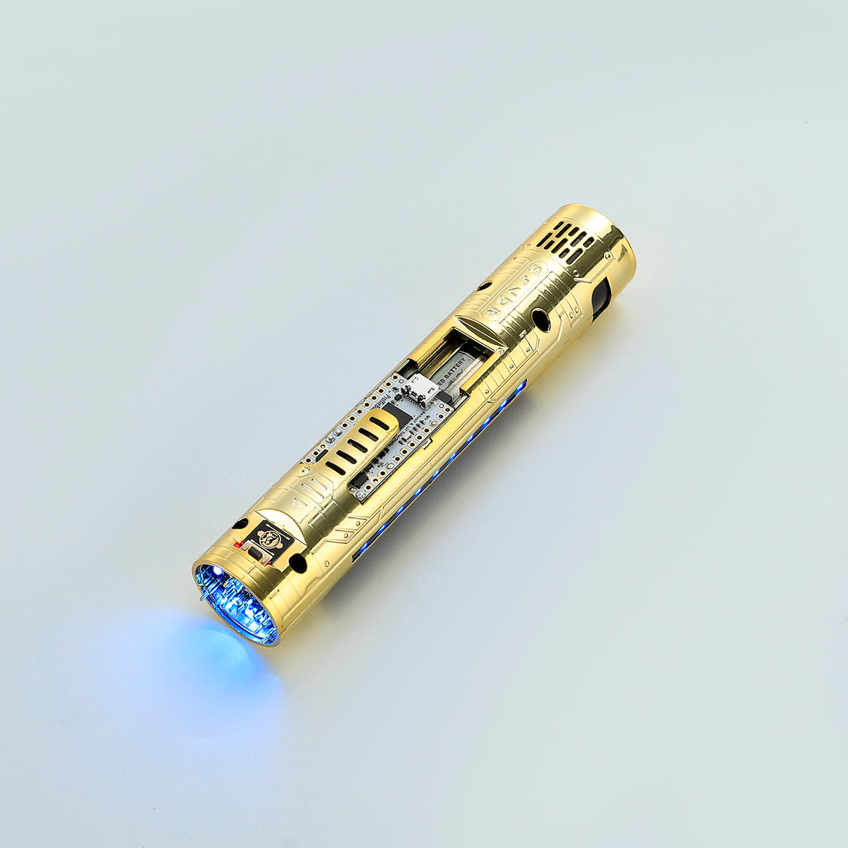 Proffieboard 2.2 Custom Lightsaber Replacement Chassis Core – Gold Pogo Pin Board