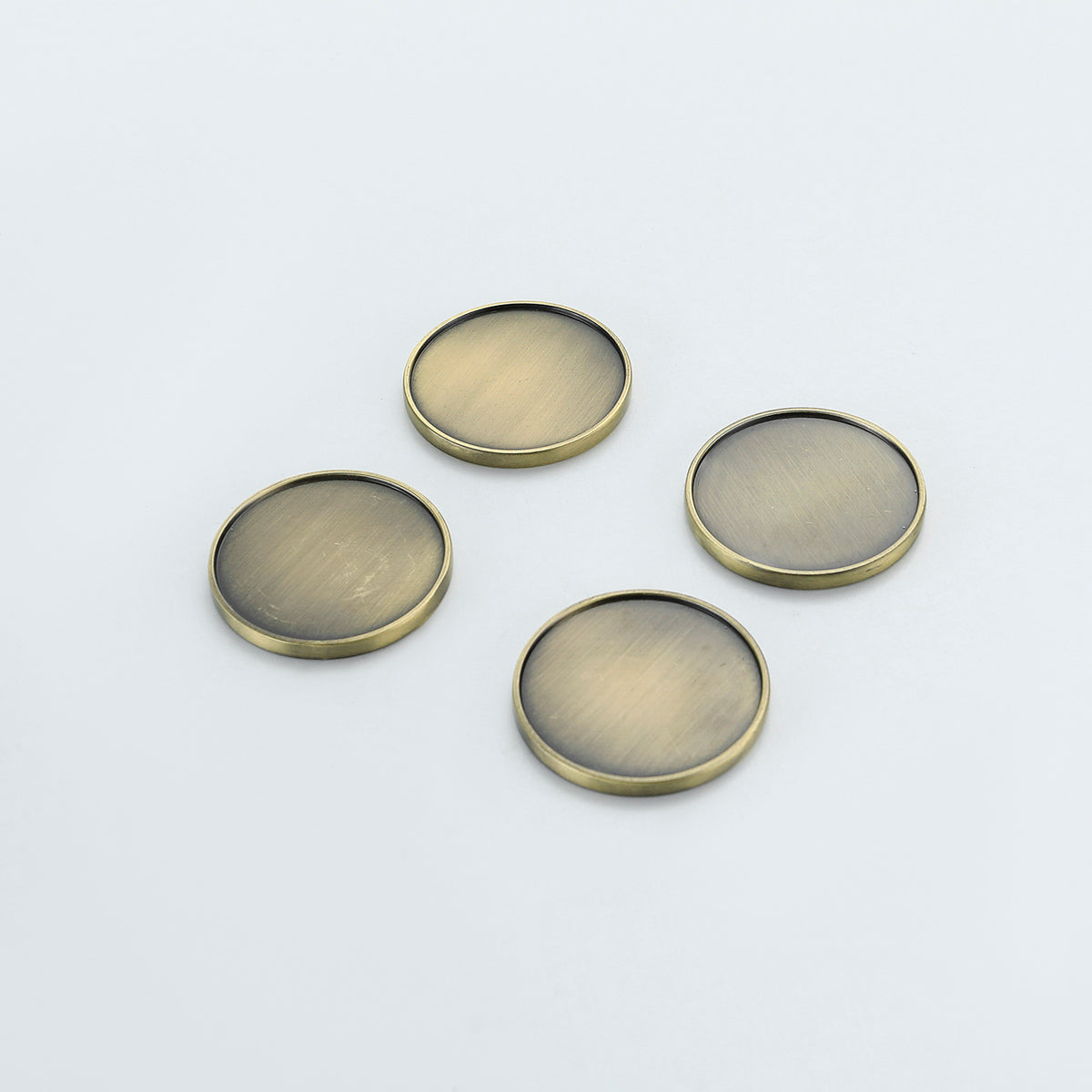 Antique Brass Lightsaber Pommel Coin Inserts – Iconic Hilt Medallion Set