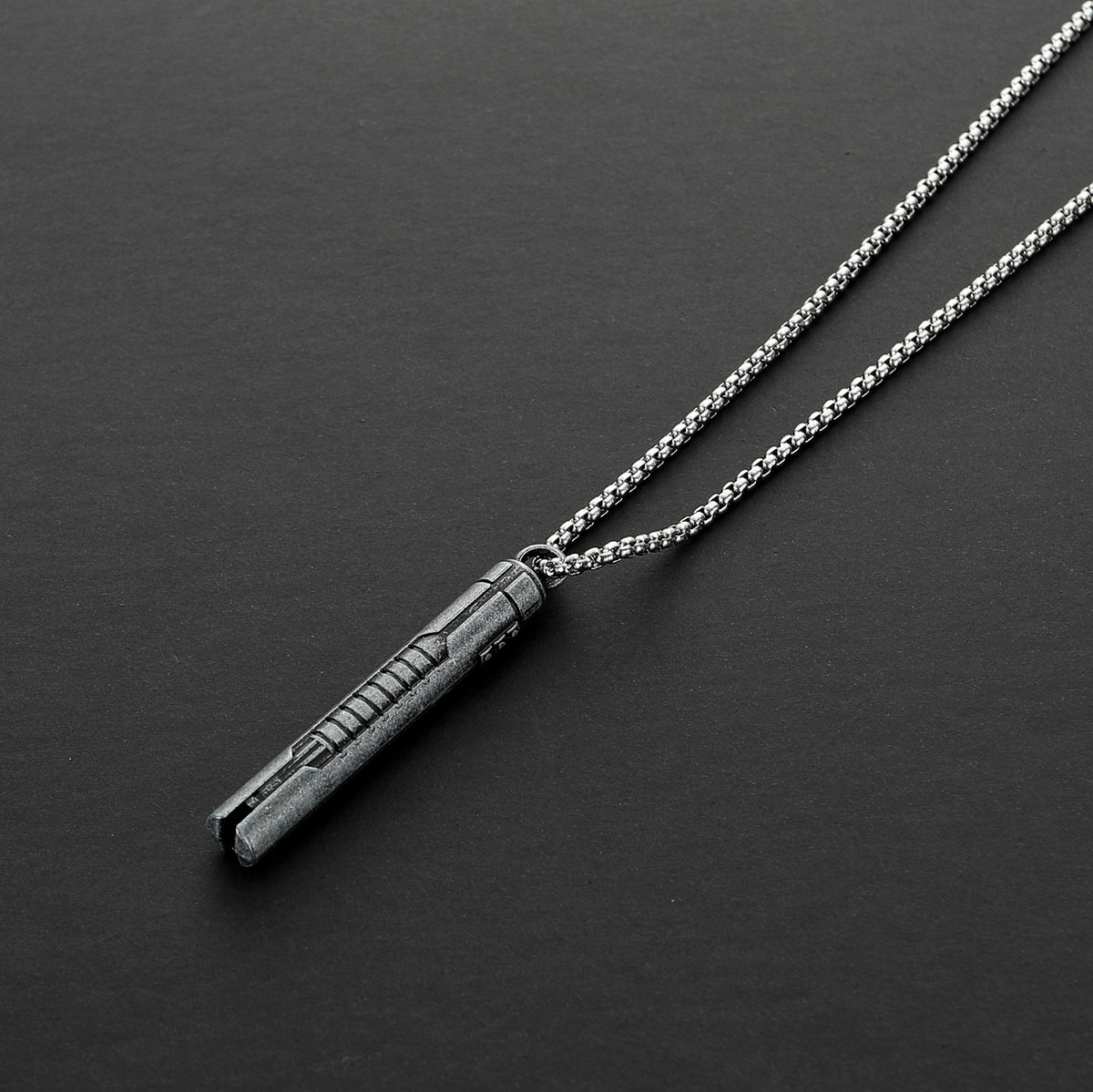 Dark Side Metal Hilt Pendant Necklace