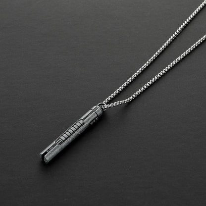 Dark Side Metal Hilt Pendant Necklace