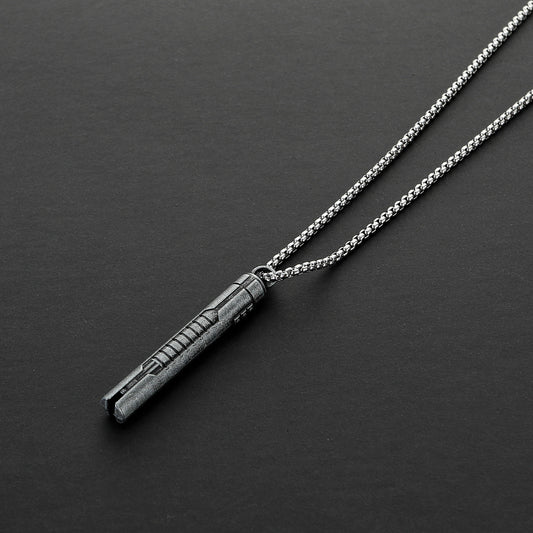 Dark Side Metal Hilt Pendant Necklace